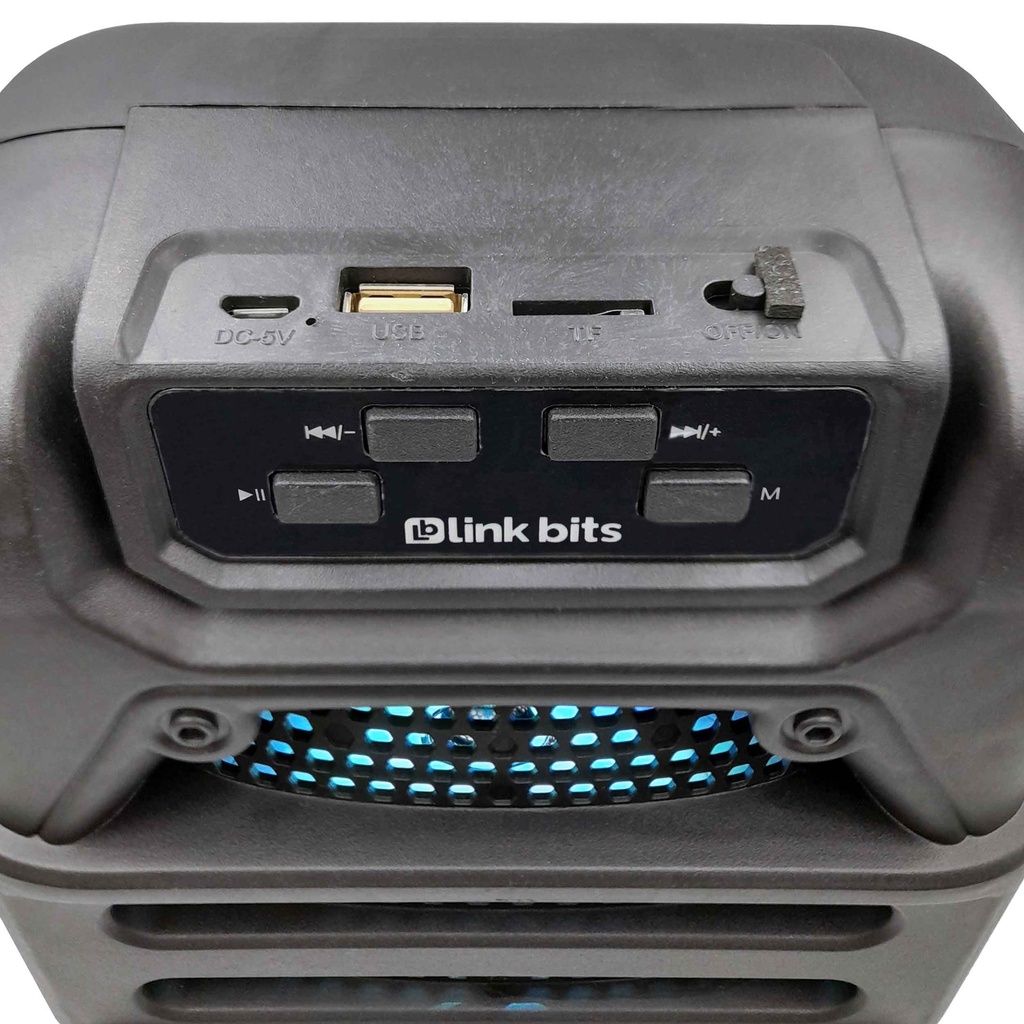 BOCINA 6.5" SA686T BT/ AUX/ USB/ LUZ LED/ LINK BITS
