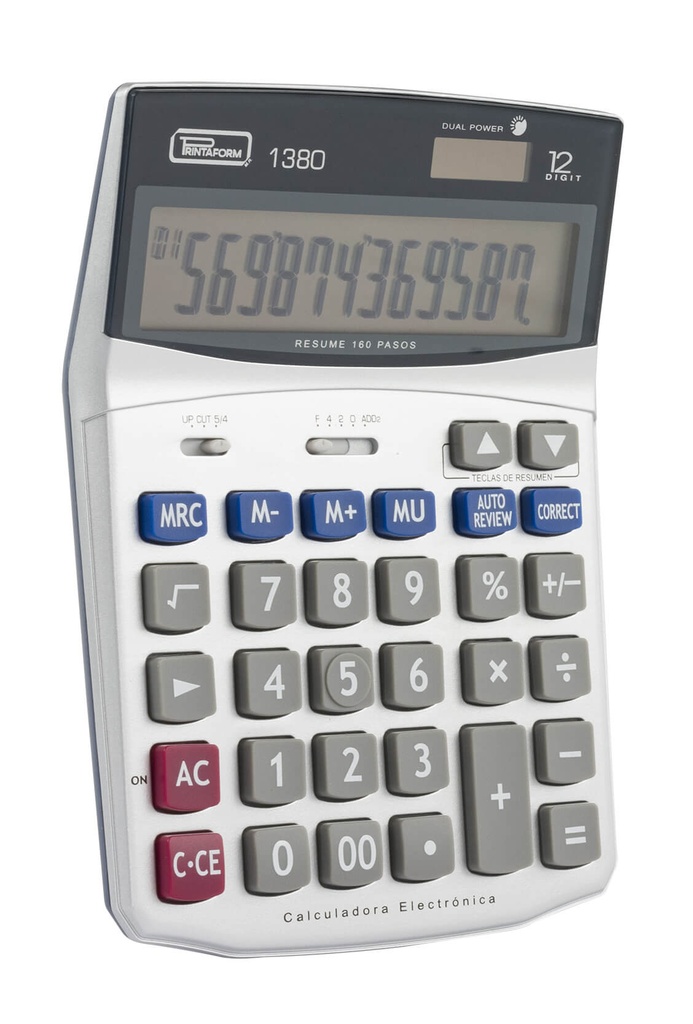 Calculadora Printaform Escrit. 1380 12 Digitos