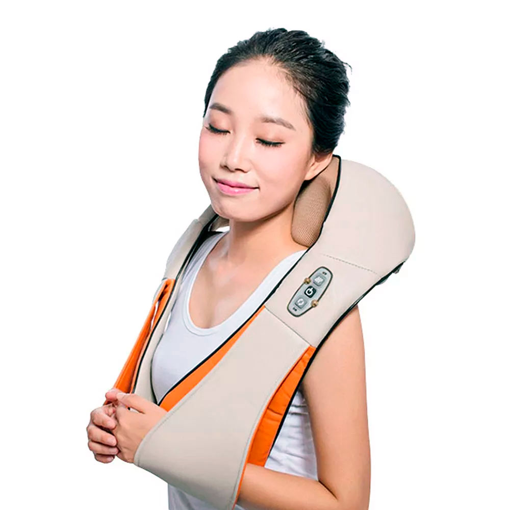 MASAJEADOR CUELLO ESPALDA RELAJANTE 3D F-718 / MA01