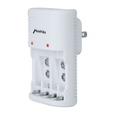 CARGADOR DE 4 PILAS MITZU MC-700 AA/ AAA/ 9V INCL 4XAA 2500 MAH