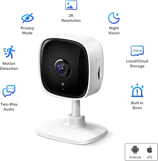 CAMARA DE SEGURIDAD TP-LINK TAPO C110 3MP VISION NOCTURNA