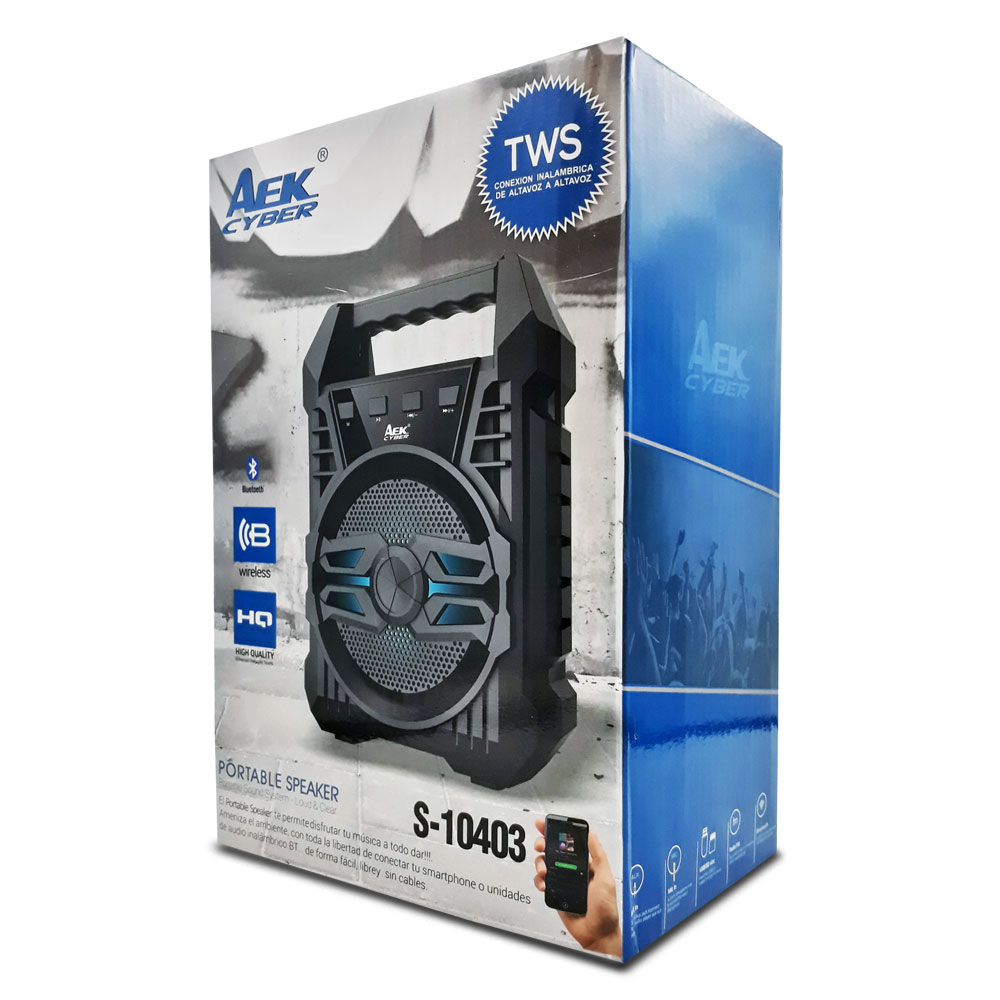 BOCINA 4" VA480TL/ KTS-1097/ BT/ USB/ FM/ LUZ LED