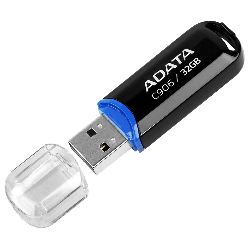 USB 32GB ADATA C906 NEGRO 2.0 B(10) C(200)