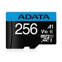 MICRO SD 256GB ADATA CLASE 10 AZUL