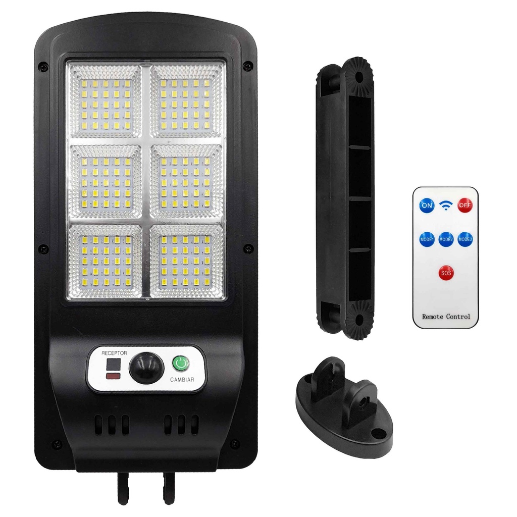 LUMINARIA SUBURBANA SOLAR APS10W25 15W SENSOR DE MOVIMIENTO Y CONTROL MEGALUZ