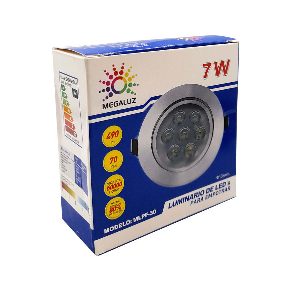 LUMINARIO SPOT LED L05D07W09 7W MEGALUZ