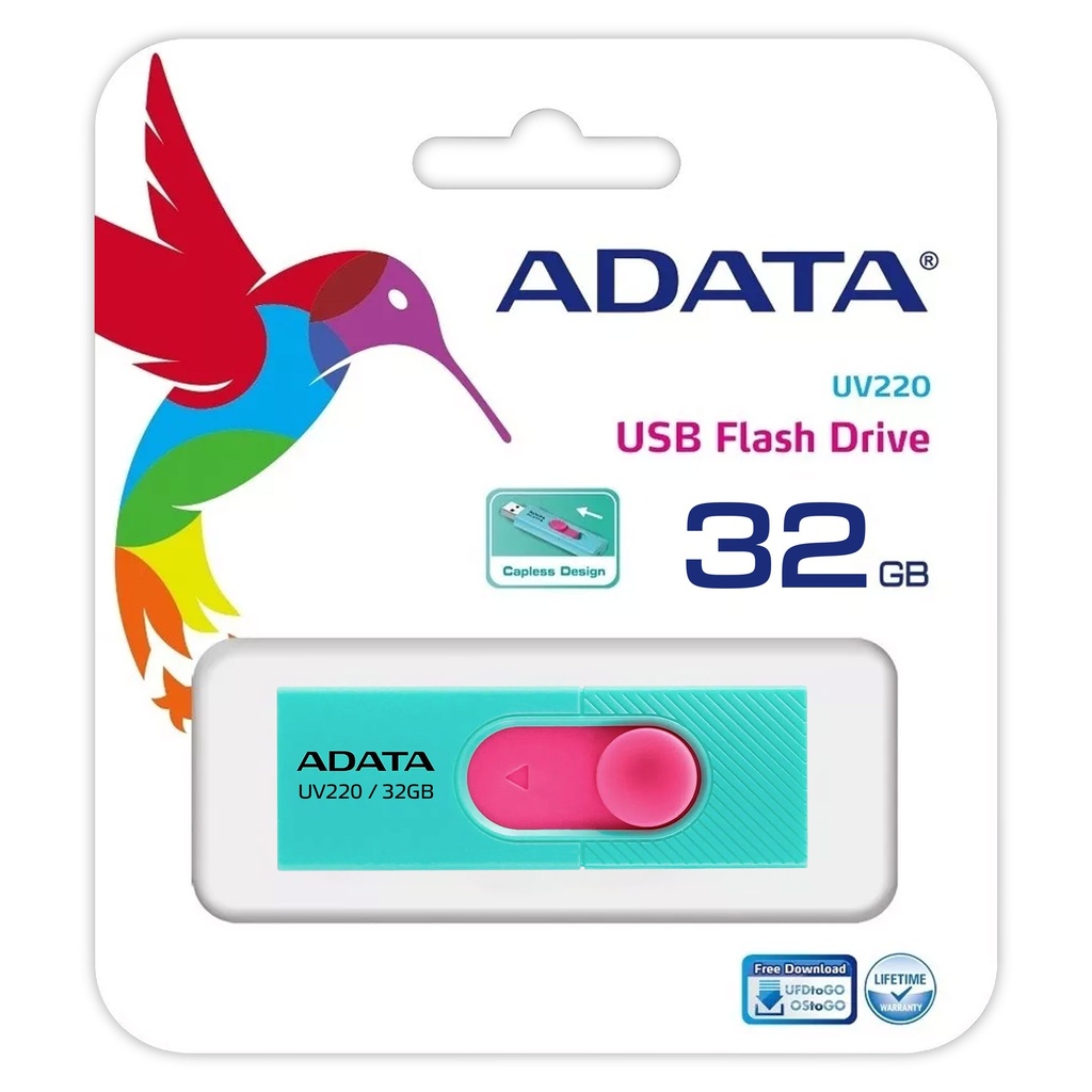 USB 32GB ADATA UV220 TIFFANY / ROSA 2.0