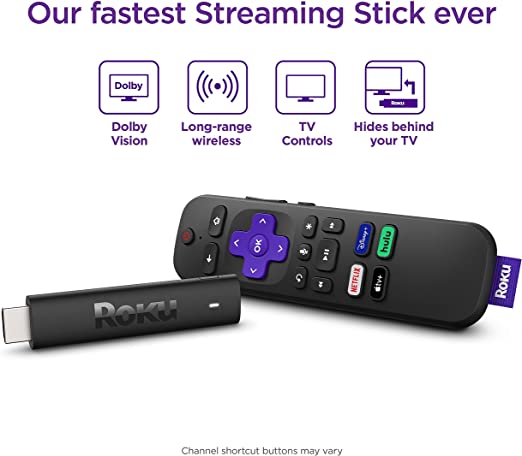 PLATAFORMA TV STREAMING ROKU STICK 3820R 4K 2021