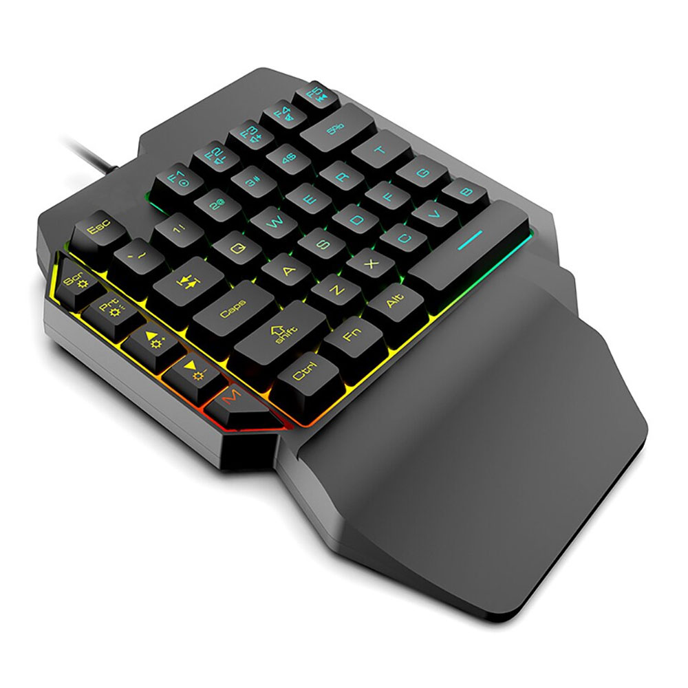 TECLADO GAMER 35 TECLAS ALAMBRICO ILUMINADO TC16