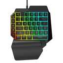 TECLADO GAMER 35 TECLAS ALAMBRICO ILUMINADO TC16