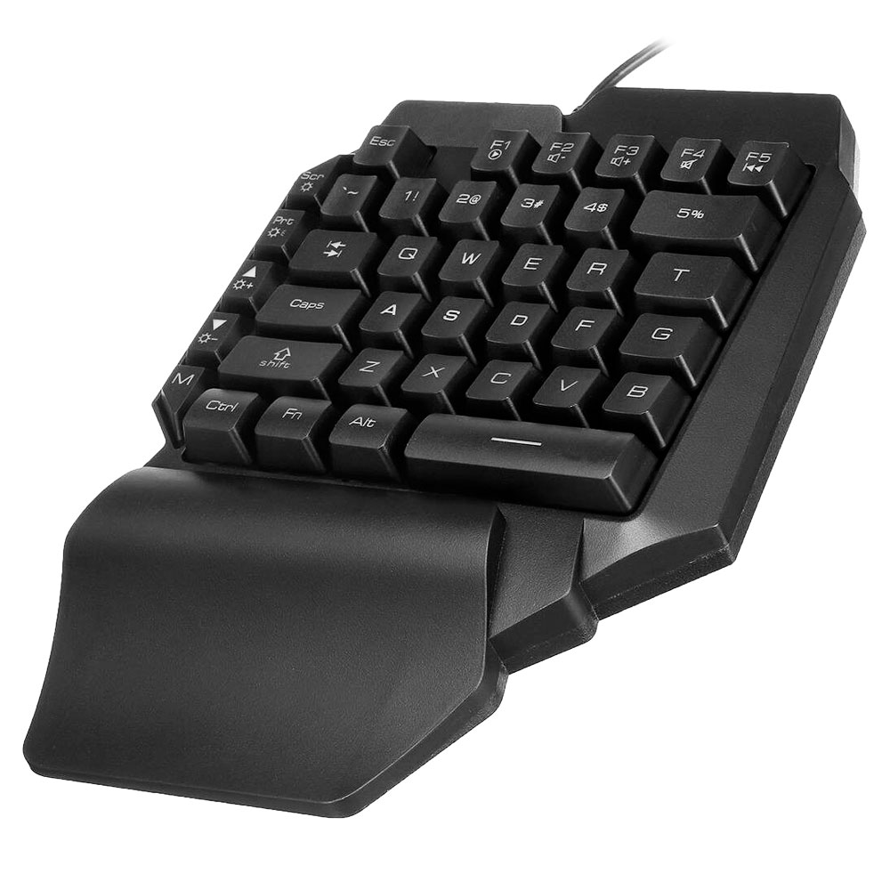 TECLADO GAMER 35 TECLAS ALAMBRICO ILUMINADO TC16