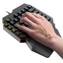 TECLADO GAMER 35 TECLAS ALAMBRICO ILUMINADO TC16