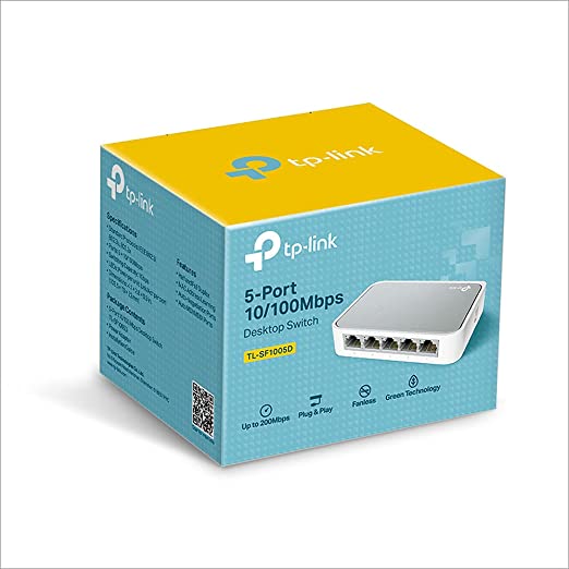 SWITCH DE ESCRITORIO TP-LINK TL-SF1005D 5 PUERTOS