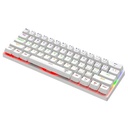 TECLADO ALAMBRICO GAMER T-TGK321 BLANCO T-DAGGER
