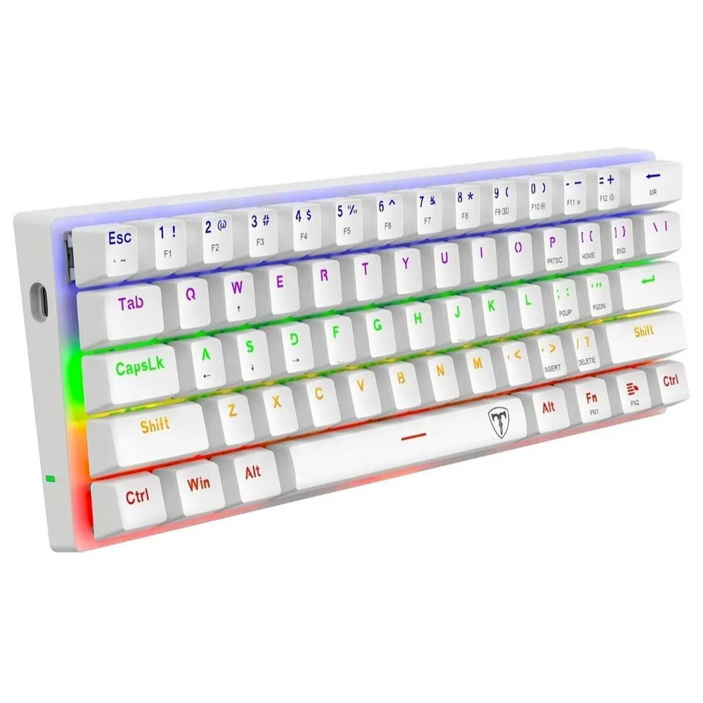 TECLADO ALAMBRICO GAMER T-TGK321 BLANCO T-DAGGER