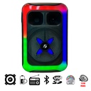 BOCINA 8" KTS-1727 BT/MICROFONO/USB/CONECTIVIDAD TWS/LUZ LED