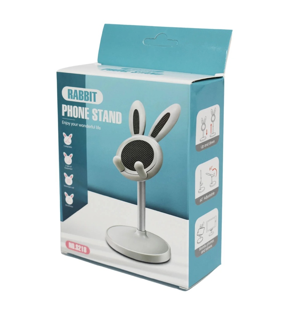 Soporte Para Celular SOP-1057 Con Orejas De Conejo