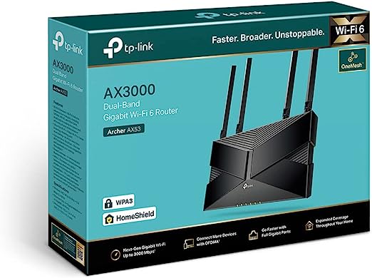 Router ARCHER AX3 Tp-Link Doble Banda