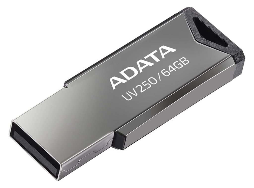 USB 64GB UV250 Plata Metalica 2.0 ADATA