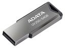 USB 64GB UV250 Plata Metalica 2.0 ADATA
