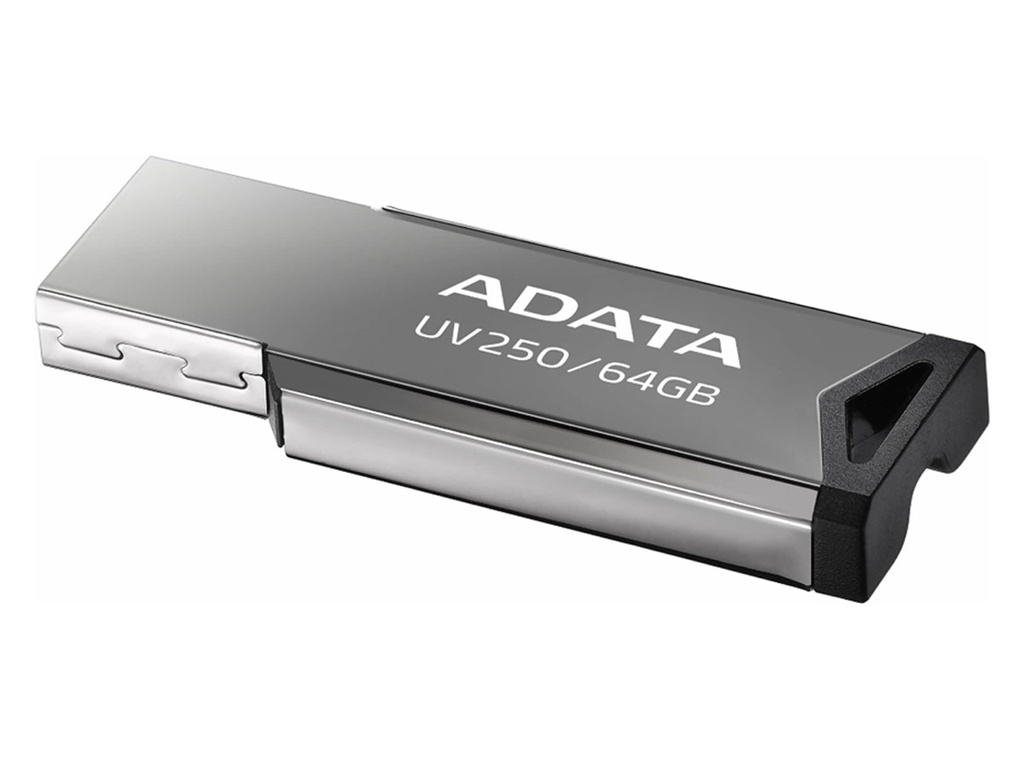 USB 64GB UV250 Plata Metalica 2.0 ADATA