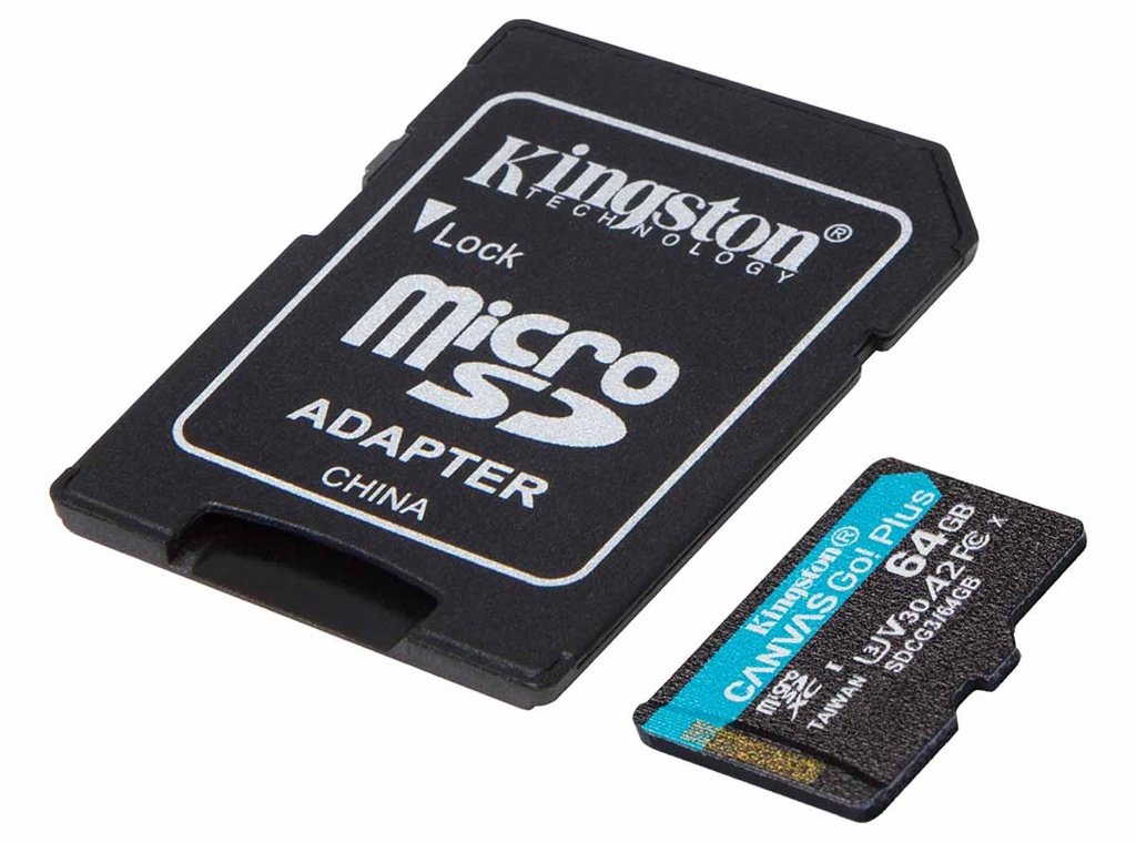 Micro SD 64GB Kingston SDCG3/64GB C/A Canvas Go Plus