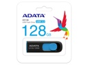Usb 128Gb Adata UV128 Negra Con Azul