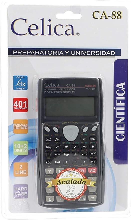 CALCULADORA CIENTIFICA CELICA CA-88 401FUNCIONES