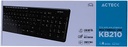 Teclado Inalámbrico Acteck AC-913973 Negro