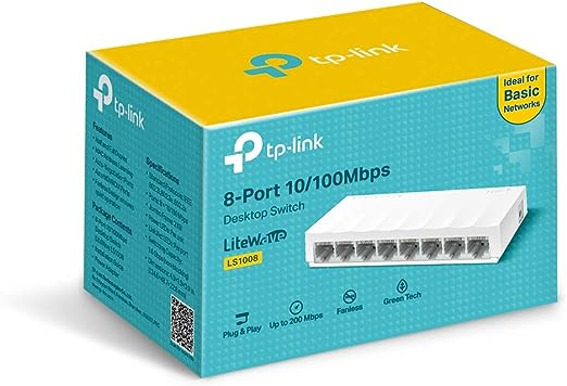 Switch De Escritorio Tp-Link LS1008 8 Puertos