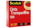 Cinta Adhesiva Scotch 550 3M Transparente (19mm x 65m)