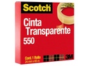 Cinta Adhesiva Scotch 550 3M Transparente (24mm x 66m)
