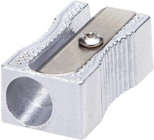 Kit 24 Sacapuntas Metálico Barrilito Sencillo SPT07