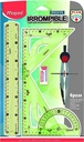 JUEGO GEOMETRIA MAPED IRROMPIBLE COMPAS METAL 19206