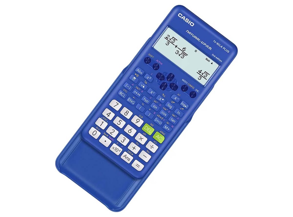 CALCULADORA CIENTIFICA CASIO FX-82LA PLUS-2 BU AZUL 252 FUNCIONES