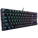 Teclado Alámbrico Gamer K552RGB-1R Kumara Mecánico Swith Rojo RGB Redragon