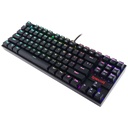 Teclado Alámbrico Gamer K552RGB-1R Kumara Mecánico Swith Rojo RGB Redragon