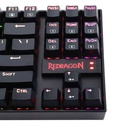 Teclado Alámbrico Gamer K552RGB-1R Kumara Mecánico Swith Rojo RGB Redragon