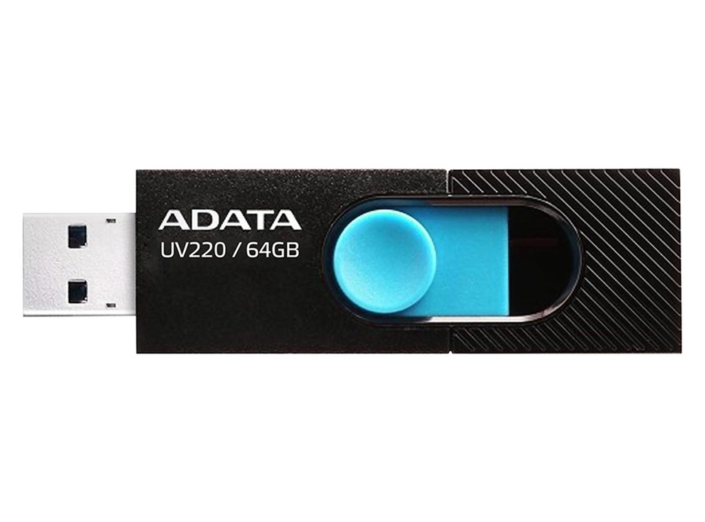 USB 64GB Adata UV220 Negro/Azul 2.0