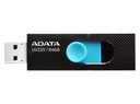 USB 64GB Adata UV220 Negro/Azul 2.0