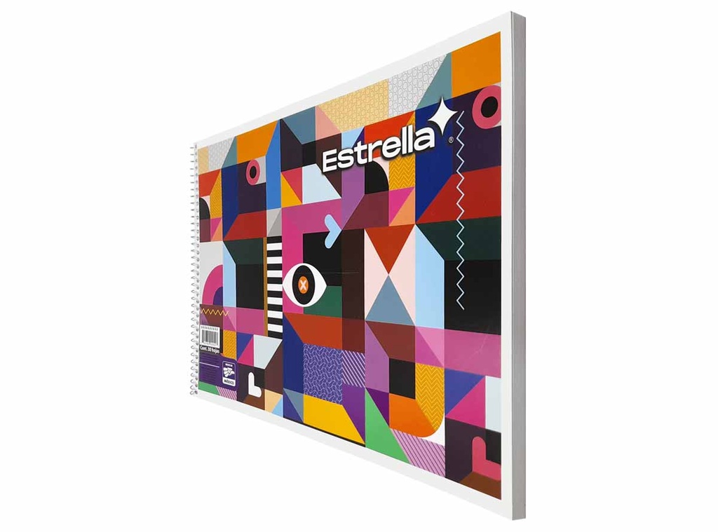 Cuaderno de Dibujo Espiral Estrella 30 Hojas C:36
