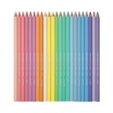 COLORES PRISMACOLOR JUNIOR PASTEL C/24