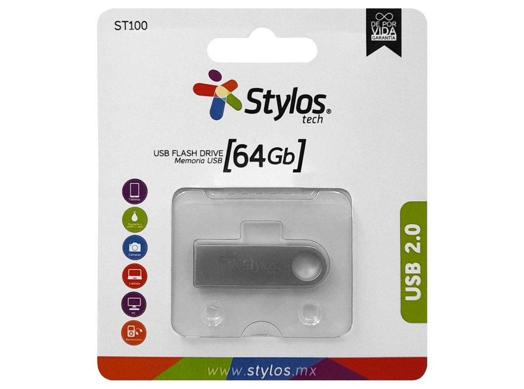 USB 64GB Stylos STMUSB4B ST100