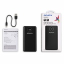 Power Bank Digital Adata P20000QCD Negro 20,000 mAh