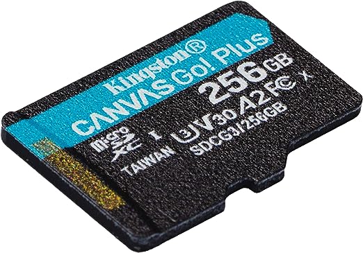MICRO SD 256GB KINGSTON SDCG3/256GB C/A CANVAS GO PLUS