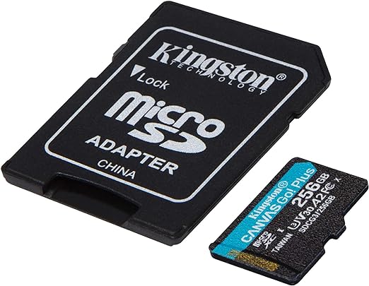 MICRO SD 256GB KINGSTON SDCG3/256GB C/A CANVAS GO PLUS