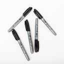 Paquete C/12 Marcador Permanente P/Fino 2mm Negro NE-070 Nextep