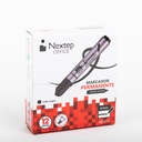 Paquete C/12 Marcador Permanente P/Gruesa Cincel 4mm Negro NE-074 Nextep