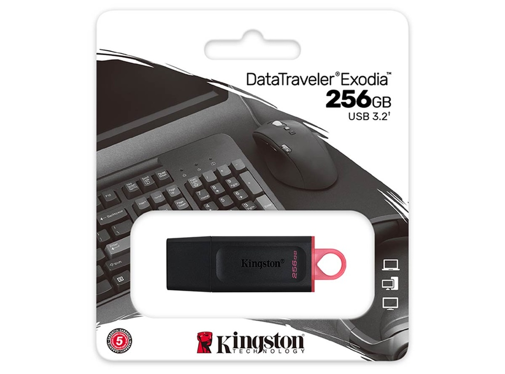 USB 256GB Kingston DTX/256GB Data Traveler Exodia 3.2 Black + Pink