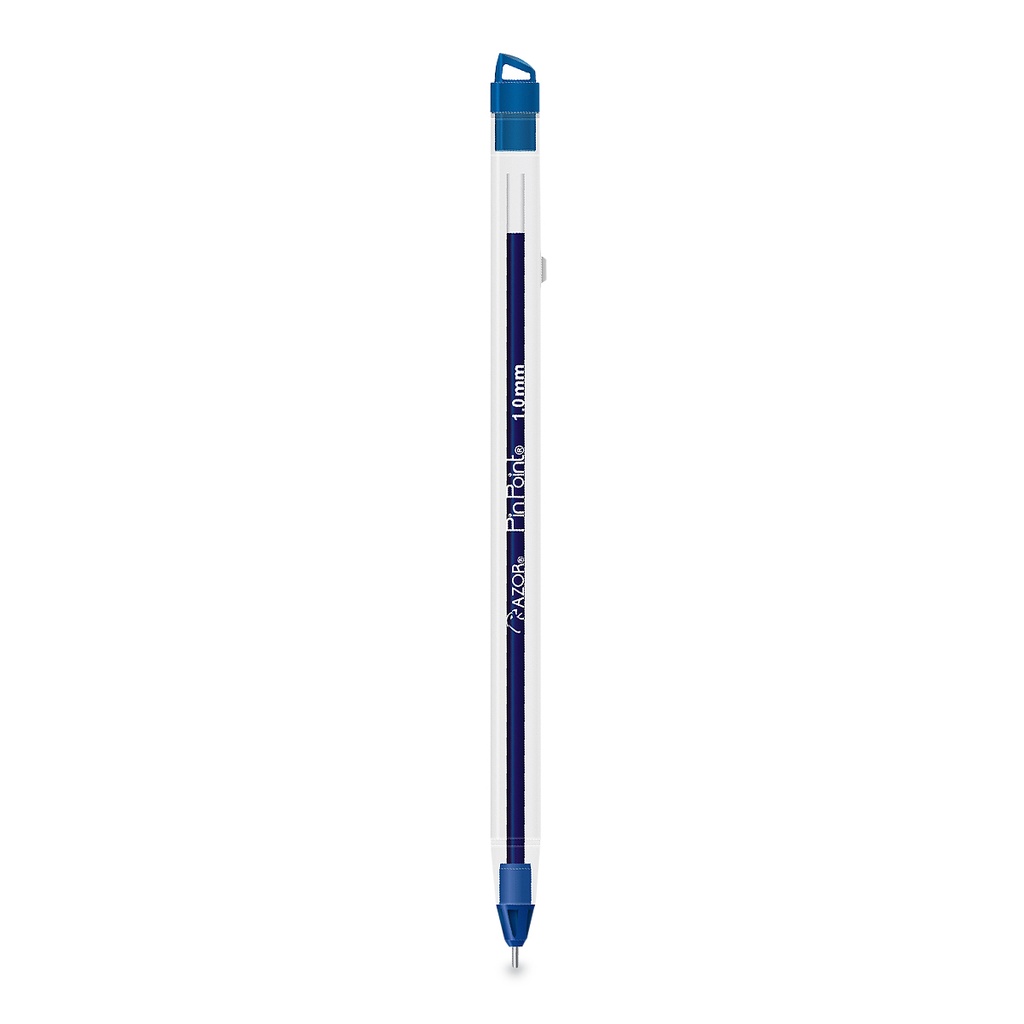 Boligrafo Azor Pin Point 1MM Azul C/12 Piezas